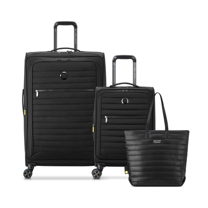 Delsey CRUISE 3.0 - Softside Carry-On Plus Expandable Spinner - Black