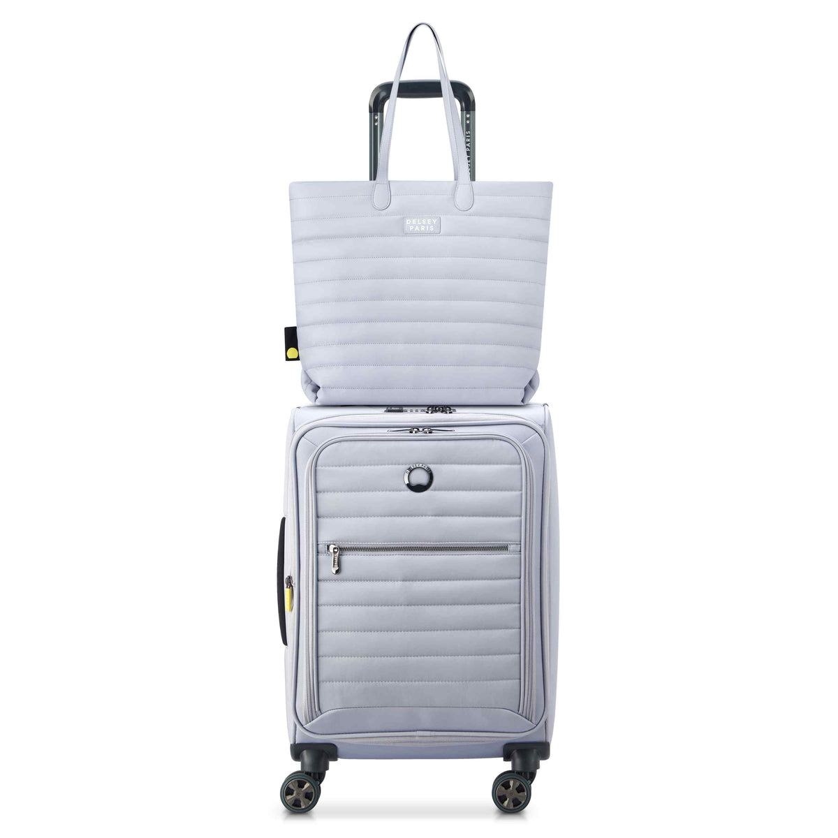 Delsey CRUISE 3.0 - Softside Carry-On Plus Expandable Spinner - Platinum