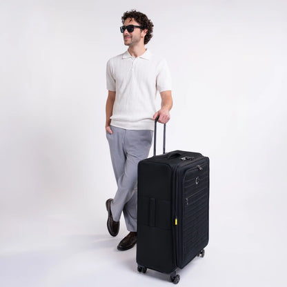 Delsey CRUISE 3.0 - Softside Large Expandable Spinner - Black