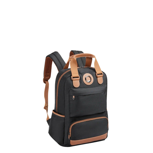 Delsey FLANERIE SE - Laptop Backpack - Black/Brown