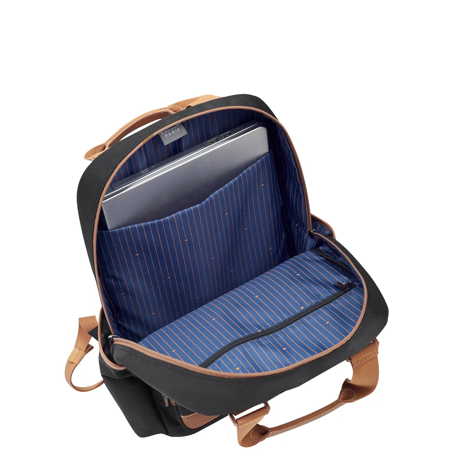 Delsey FLANERIE SE - Laptop Backpack - Black/Brown