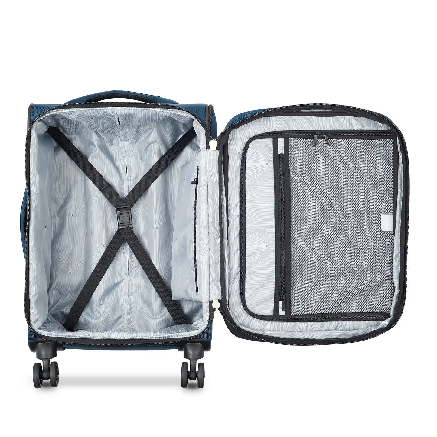 Delsey Sky Max 2.0 - Carry-On Plus Expandable Spinner - Blue