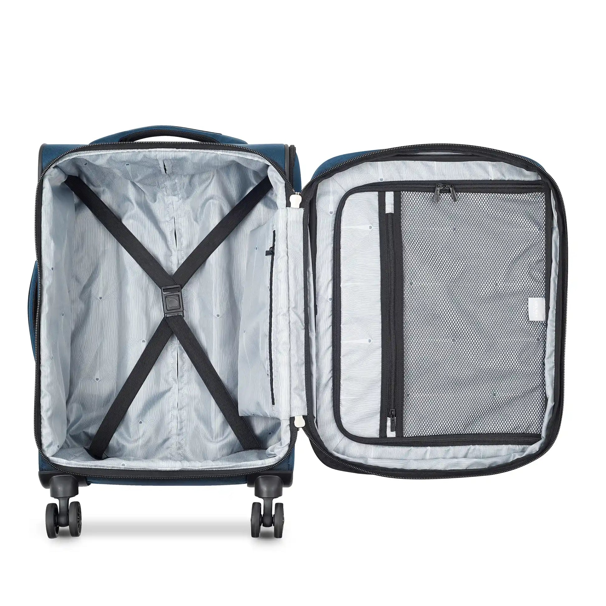 Delsey Sky Max 2.0 - Carry-On Plus Expandable Spinner - Blue