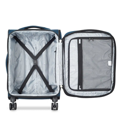 Delsey Sky Max 2.0 - Carry-On Plus Expandable Spinner - Blue