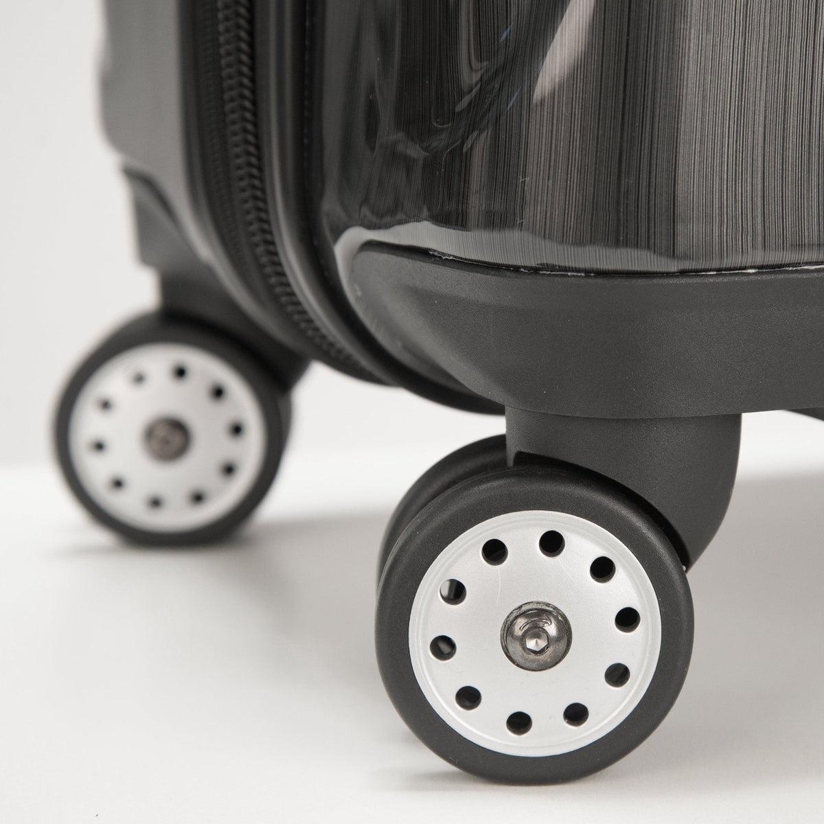 Delsey HELIUM AERO - 25" Expandable Spinner - Steel Grey