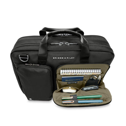 Briggs & Riley HTA Medium Expandable Briefcase - Black