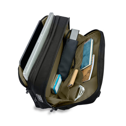 Briggs & Riley HTA Medium Expandable Briefcase - Black