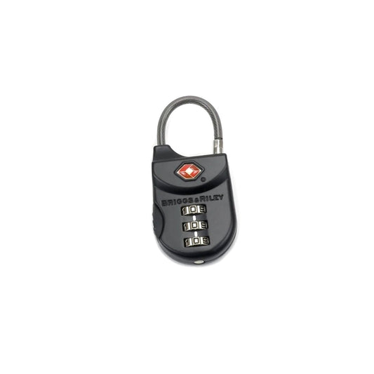 Briggs & Riley TSA Cable Luggage Lock (Metal) - Black