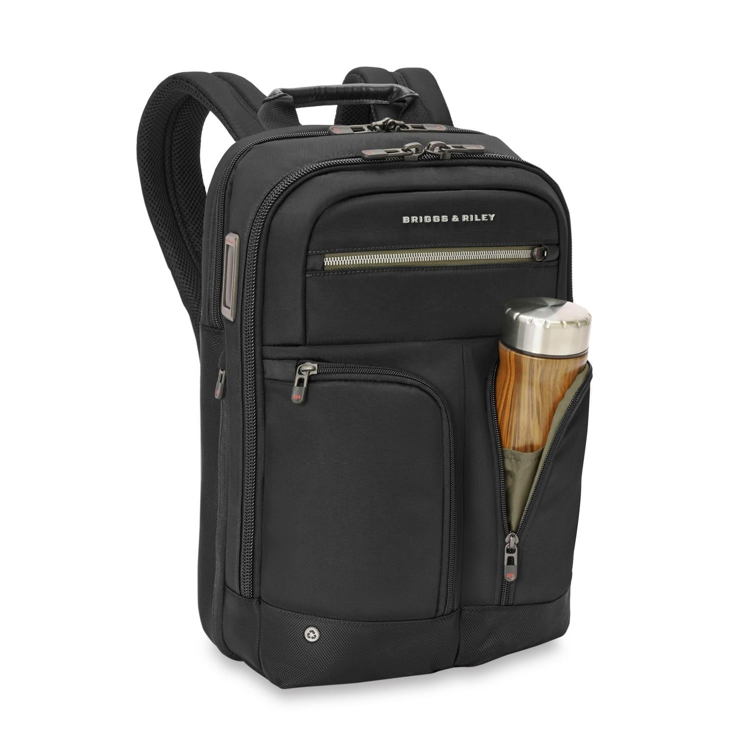 Briggs & Riley HTA Slim Expandable Backpack - Black