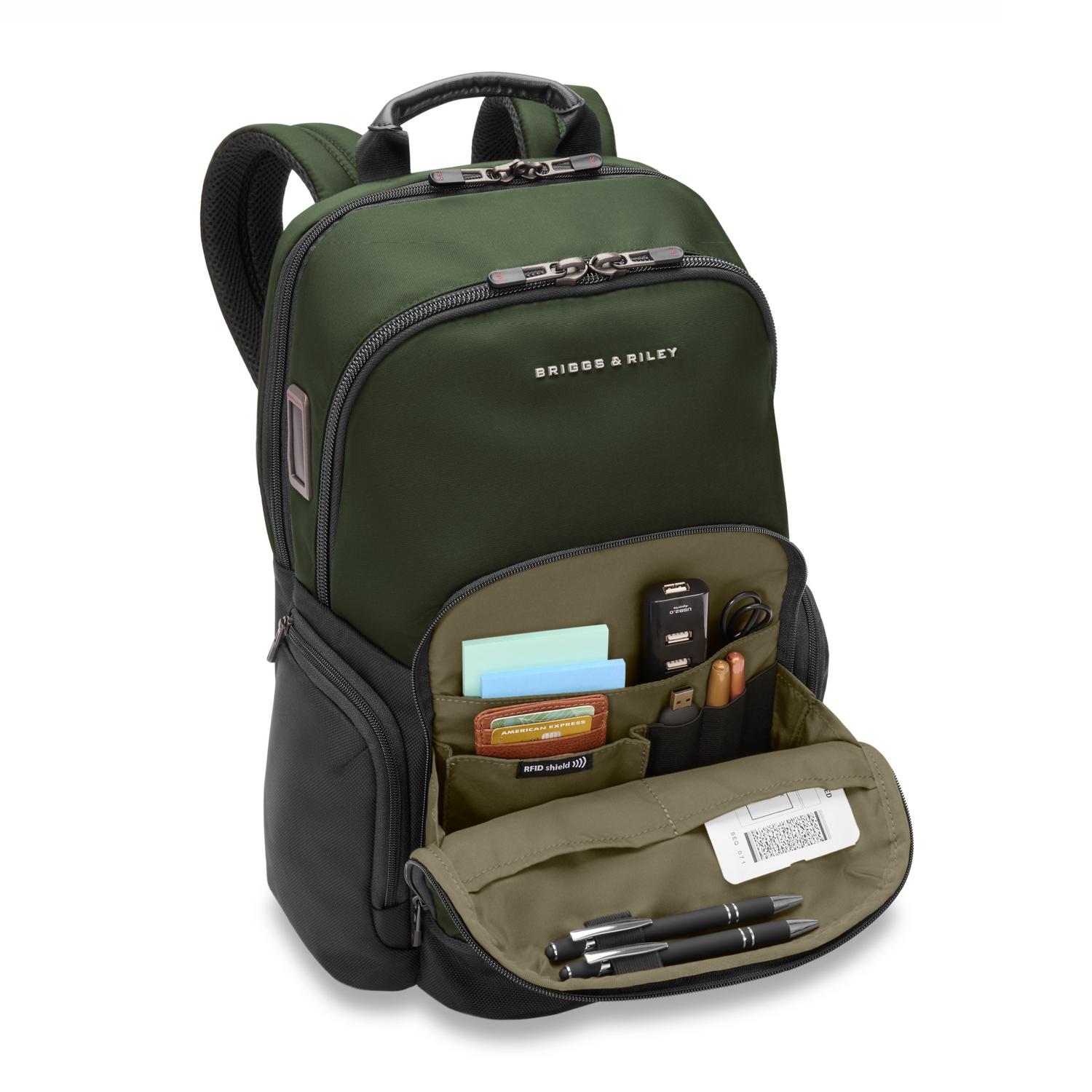 Briggs & Riley HTA Medium Cargo Backpack - Forest
