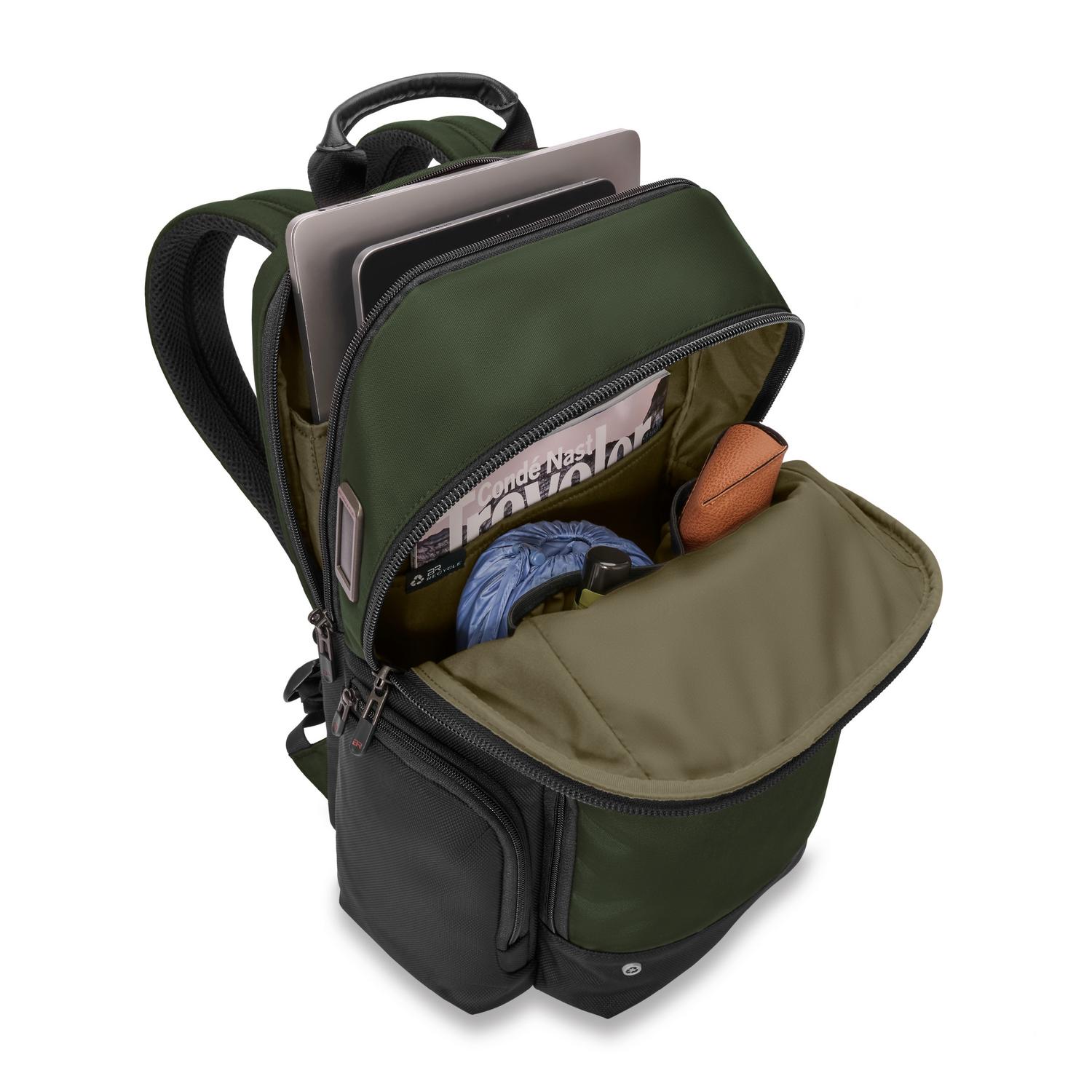 Briggs & Riley HTA Medium Cargo Backpack - Forest