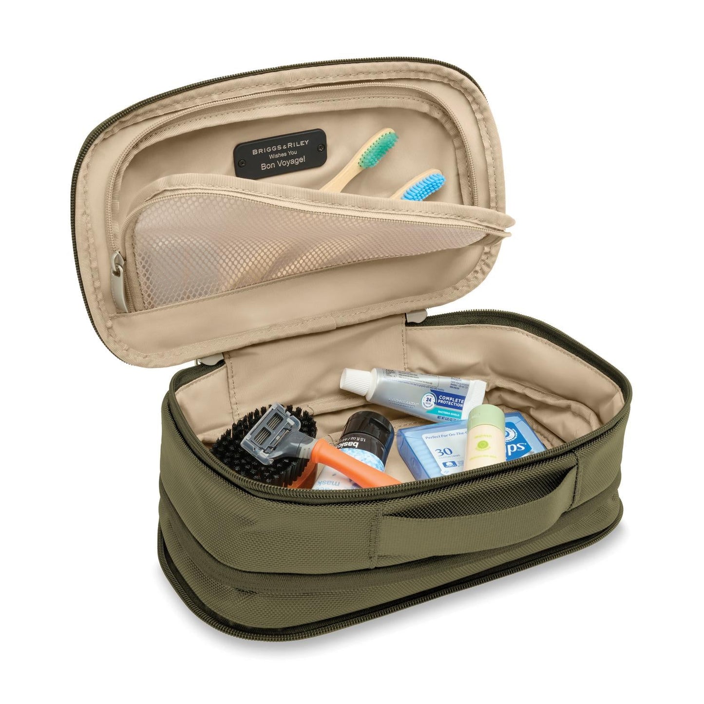 Briggs & Riley Baseline Expandable Essentials Kit - Olive