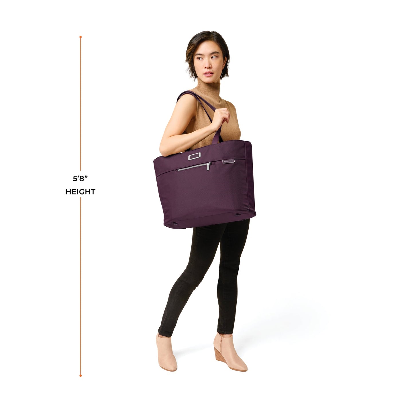 Briggs & Riley Baseline Traveler Tote - Plum