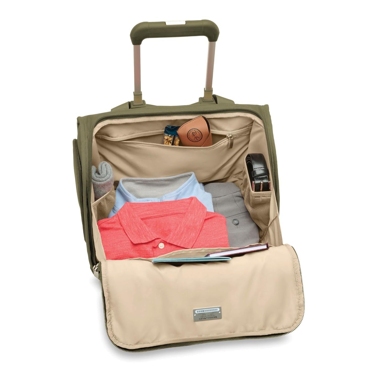 Briggs & Riley Baseline 2-Wheel Cabin Bag - Olive