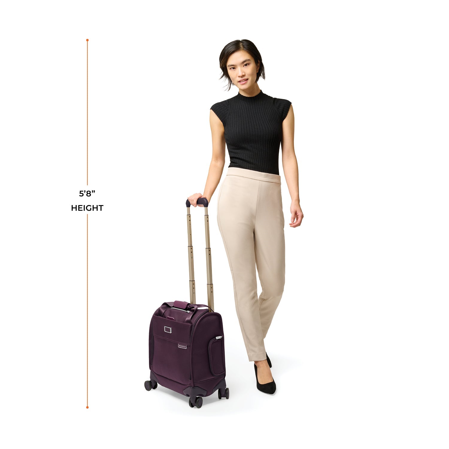 Briggs & Riley Baseline Cabin Spinner - Plum