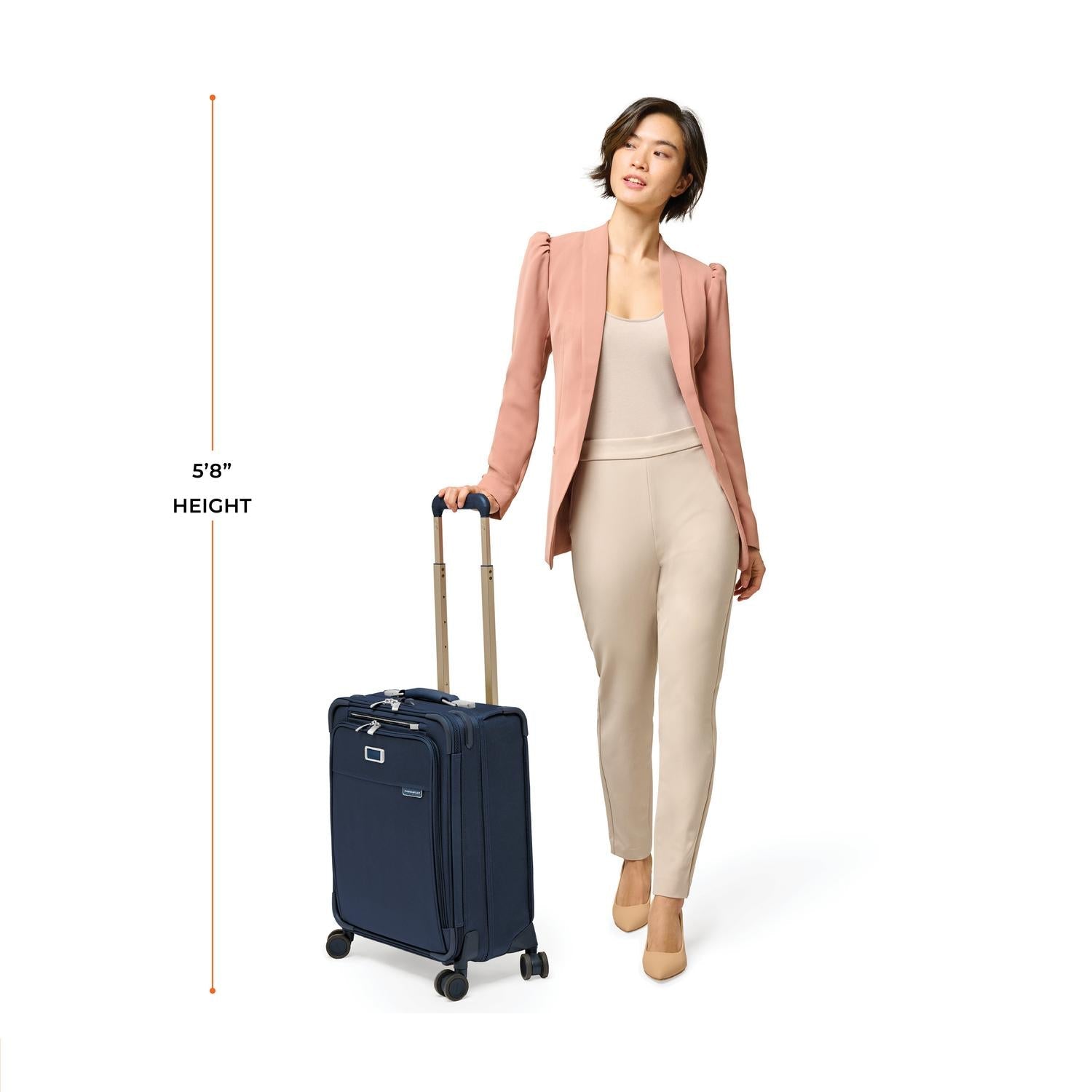Briggs & Riley Baseline Global 21" Carry-On Expandable Spinner - Navy