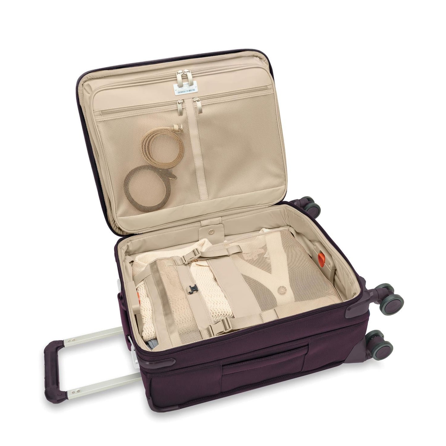 Briggs & Riley Baseline Global 21" Carry-On Expandable Spinner - Plum