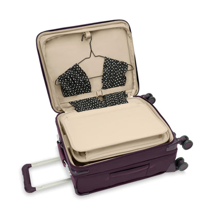 Briggs & Riley Baseline Global 21" Carry-On Expandable Spinner - Plum