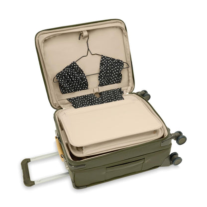 Briggs & Riley Baseline Global 21" Carry-On Expandable Spinner - Olive