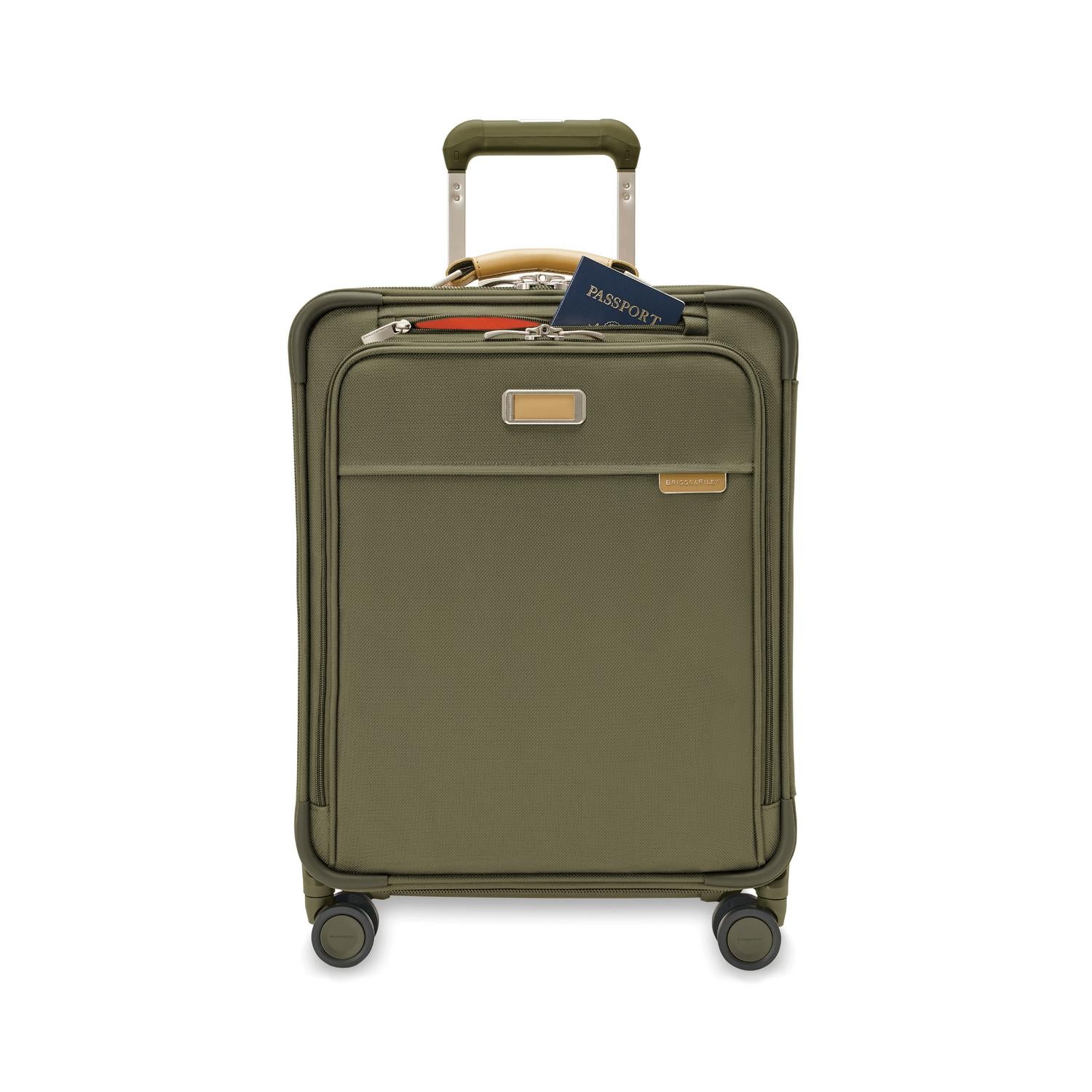 Briggs & Riley Baseline Global 21" Carry-On Expandable Spinner - Olive