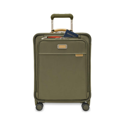 Briggs & Riley Baseline Global 21" Carry-On Expandable Spinner - Olive