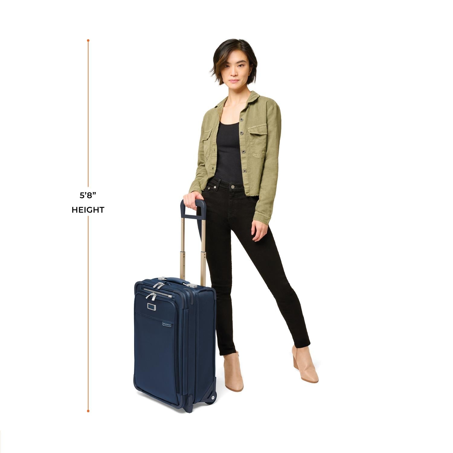 Briggs & Riley Baseline Essential 22" 2-Wheel Expandable Carry-On - Navy