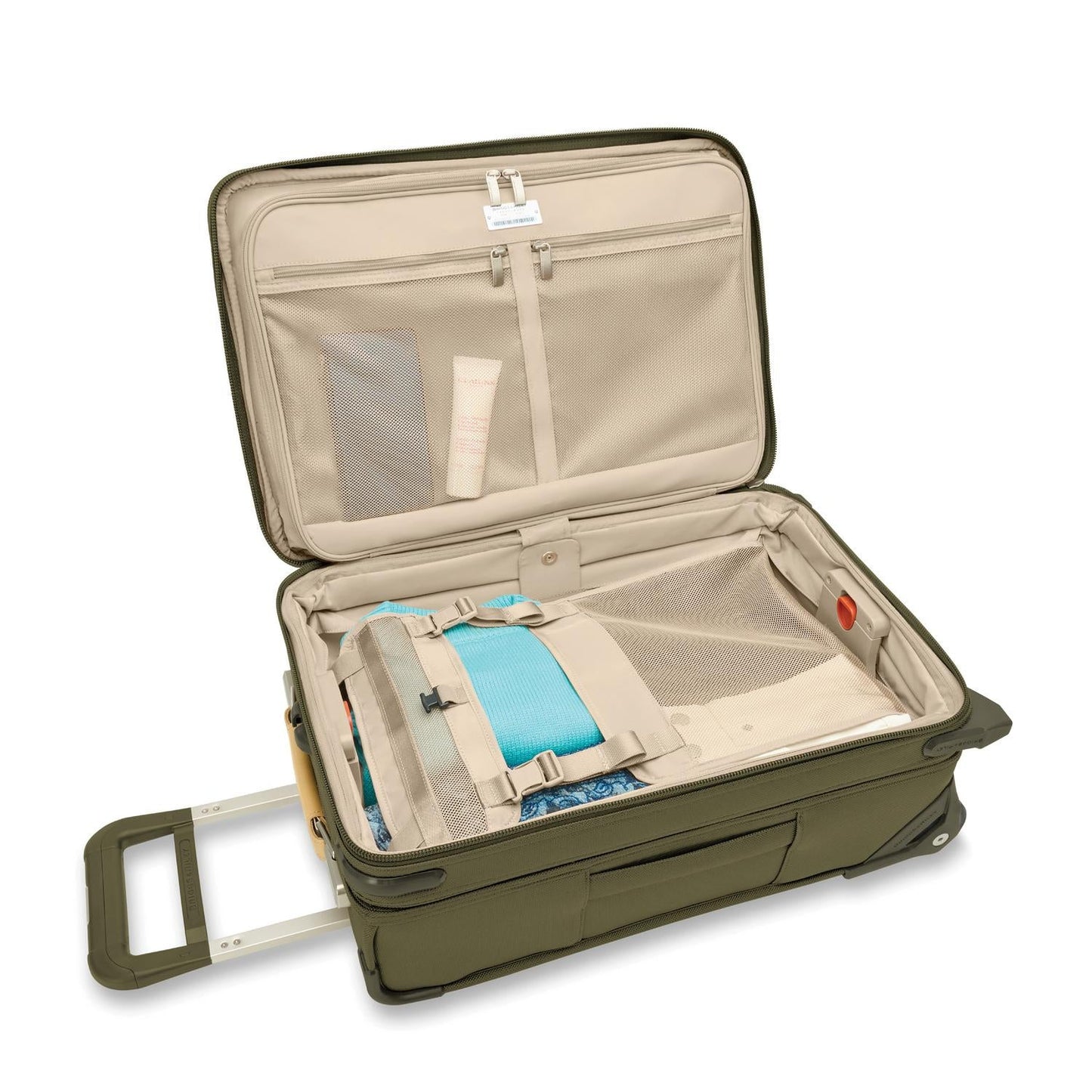Briggs & Riley Baseline Essential 22" 2-Wheel Expandable Carry-On - Olive