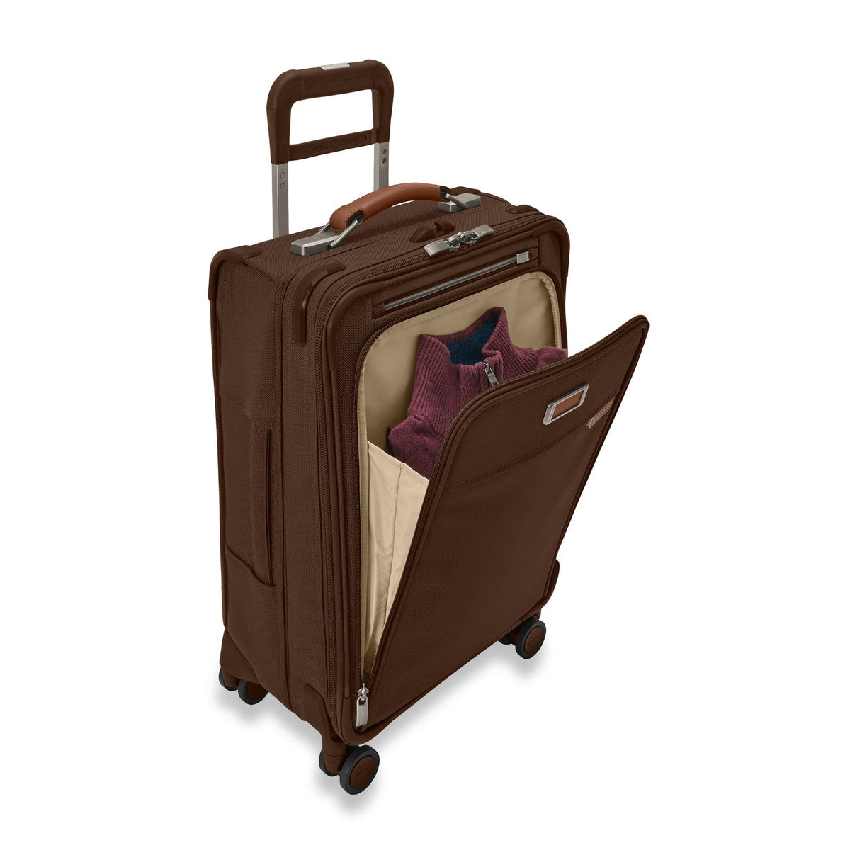 Briggs & Riley Baseline Essential 22" Carry-On Expandable Spinner - Chocolate