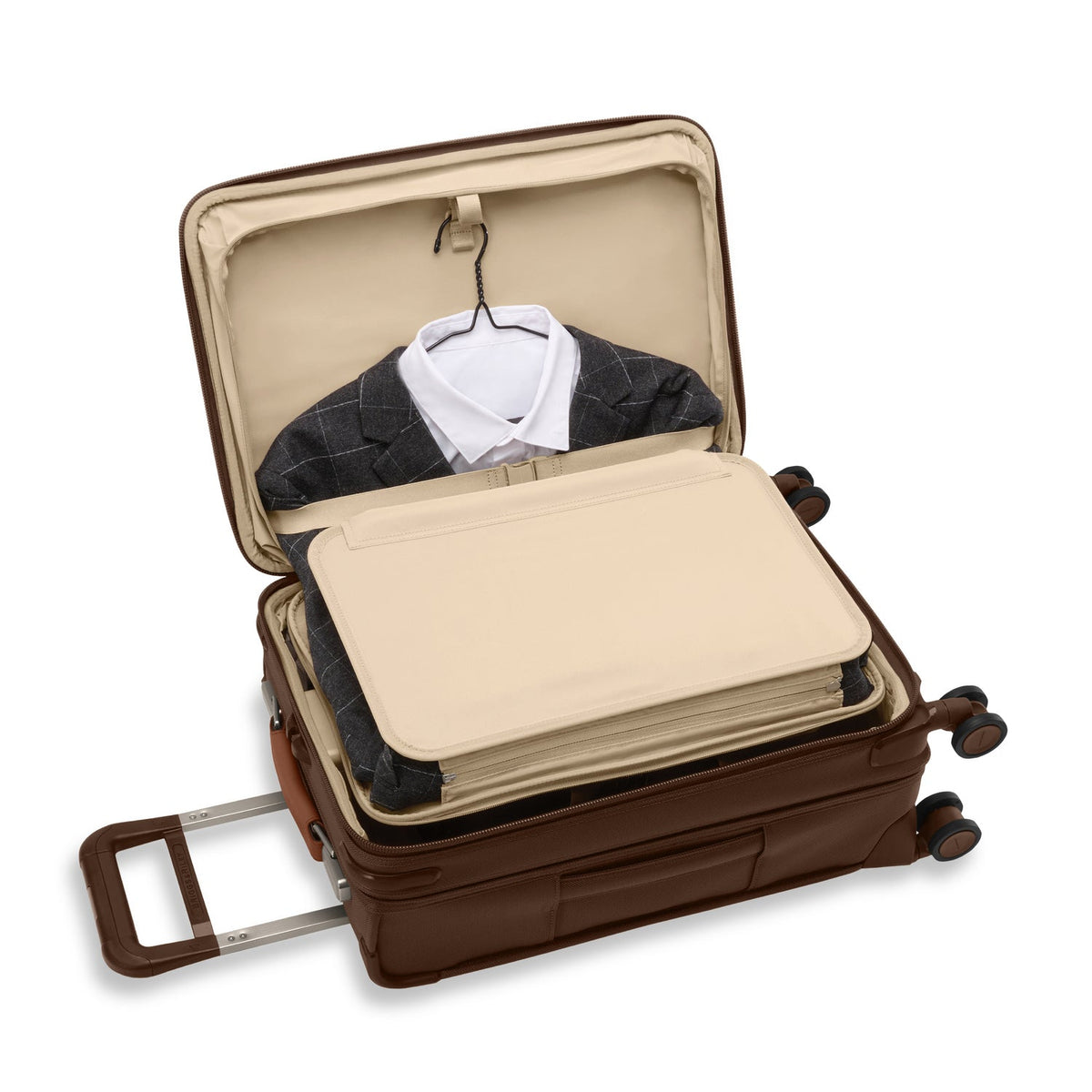 Briggs & Riley Baseline Essential 22" Carry-On Expandable Spinner - Chocolate