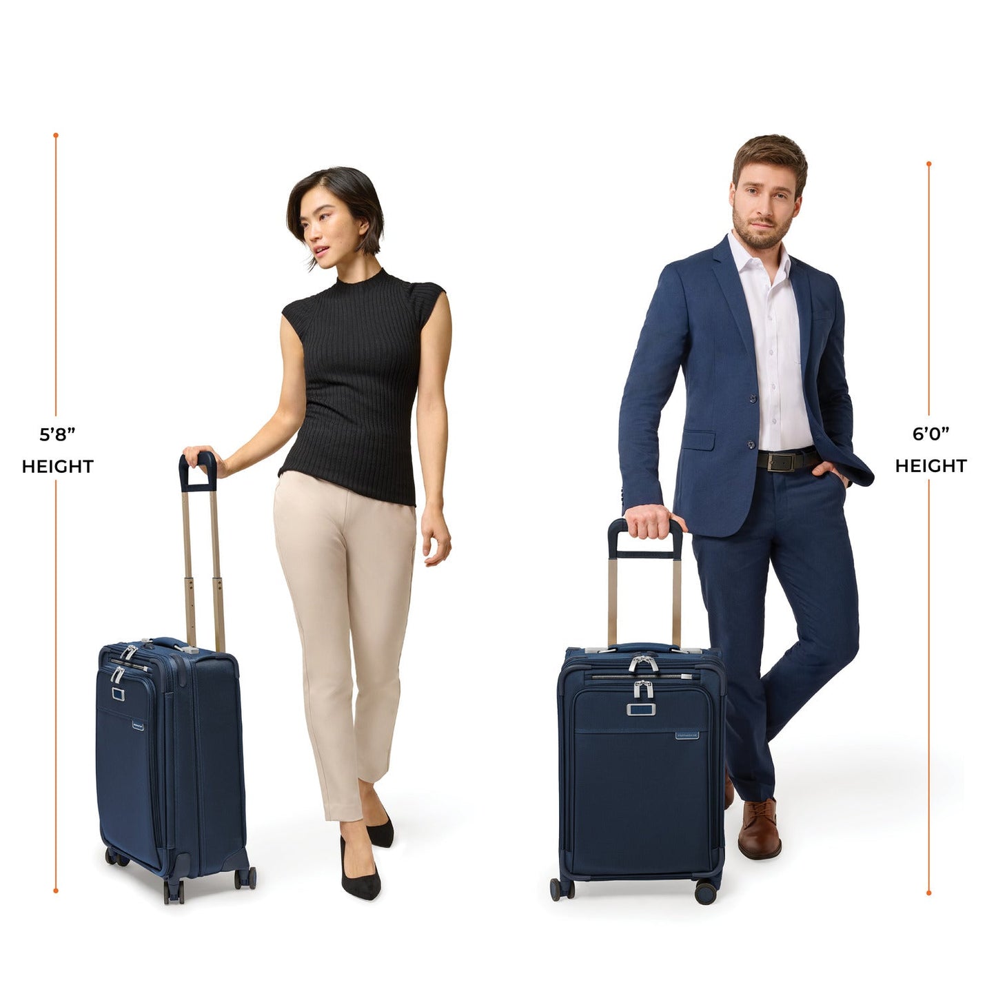 Briggs & Riley Baseline Essential 22" Carry-On Expandable Spinner - Navy