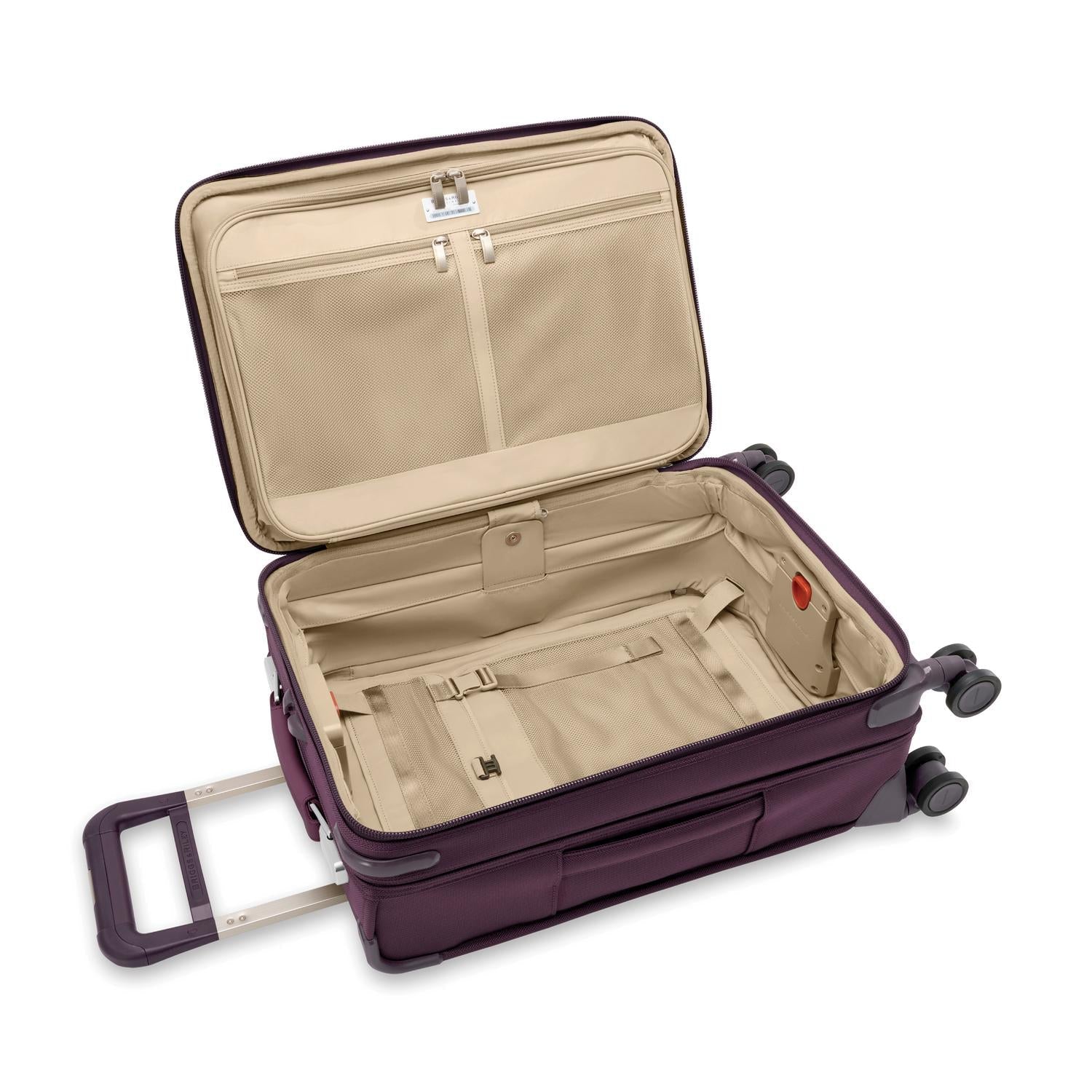 Briggs & Riley Baseline Essential 22" Carry-On Expandable Spinner - Plum