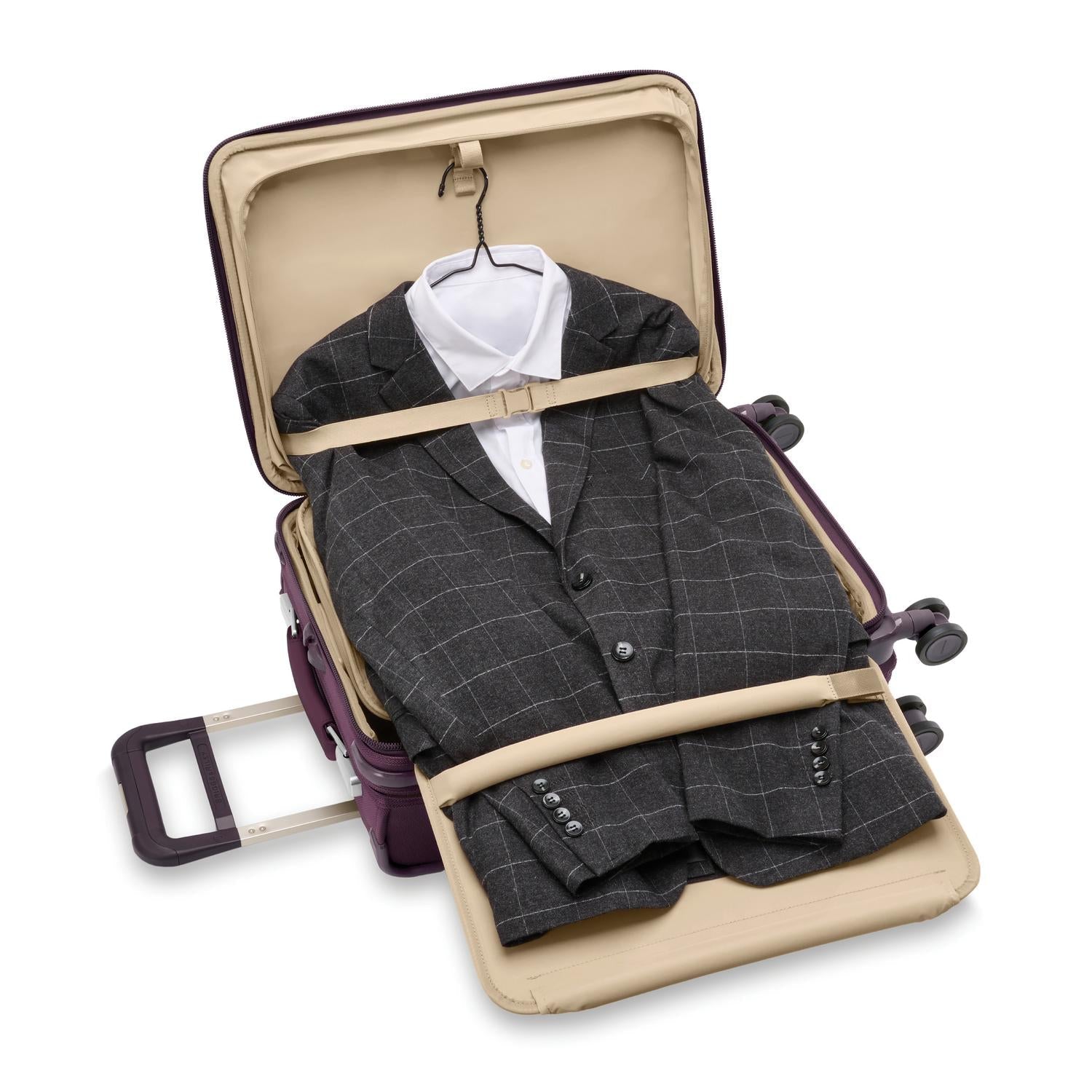 Briggs & Riley Baseline Essential 22" Carry-On Expandable Spinner - Plum