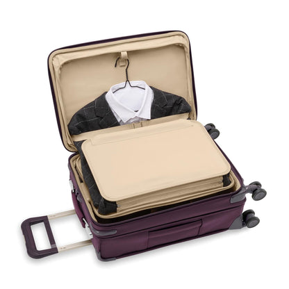 Briggs & Riley Baseline Essential 22" Carry-On Expandable Spinner - Plum