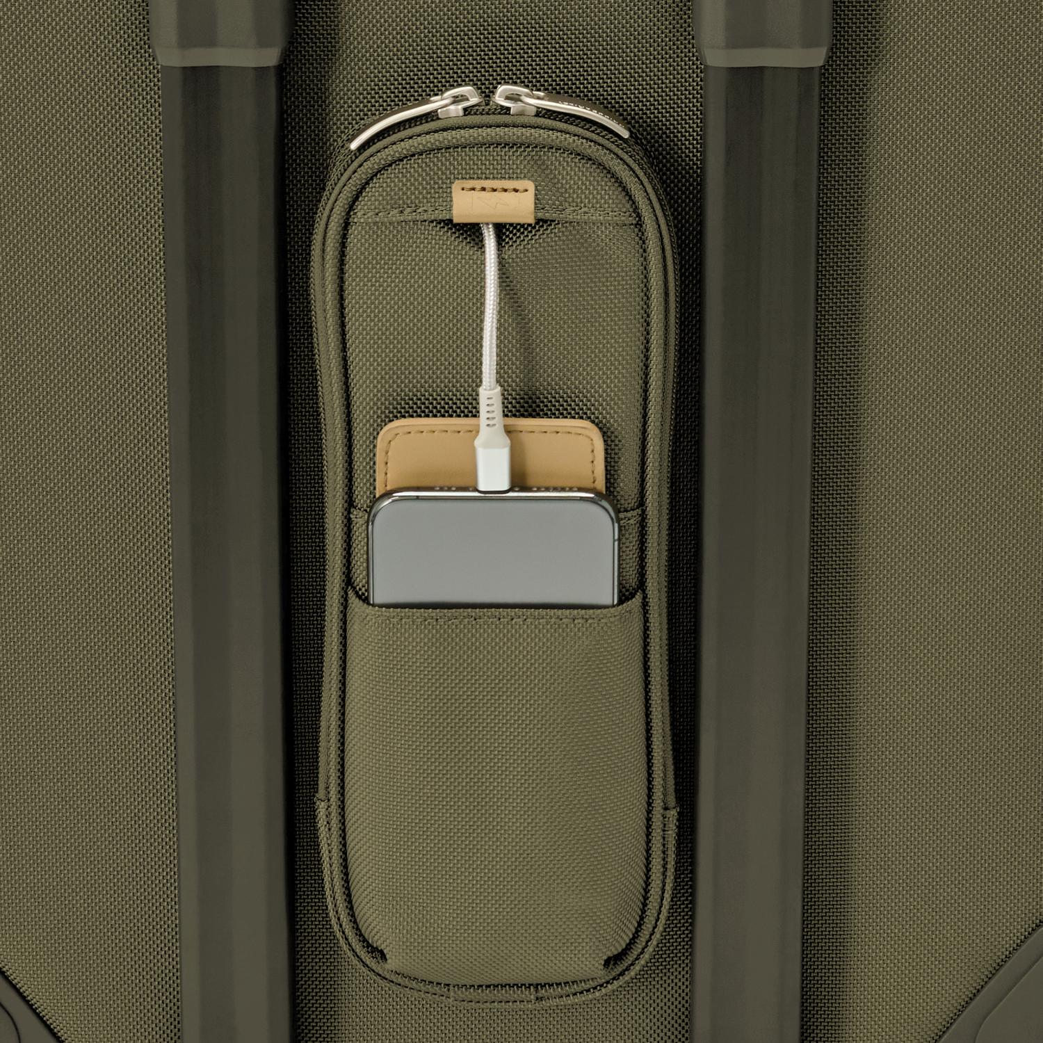 Briggs & Riley Baseline Essential 22" Carry-On Expandable Spinner - Olive