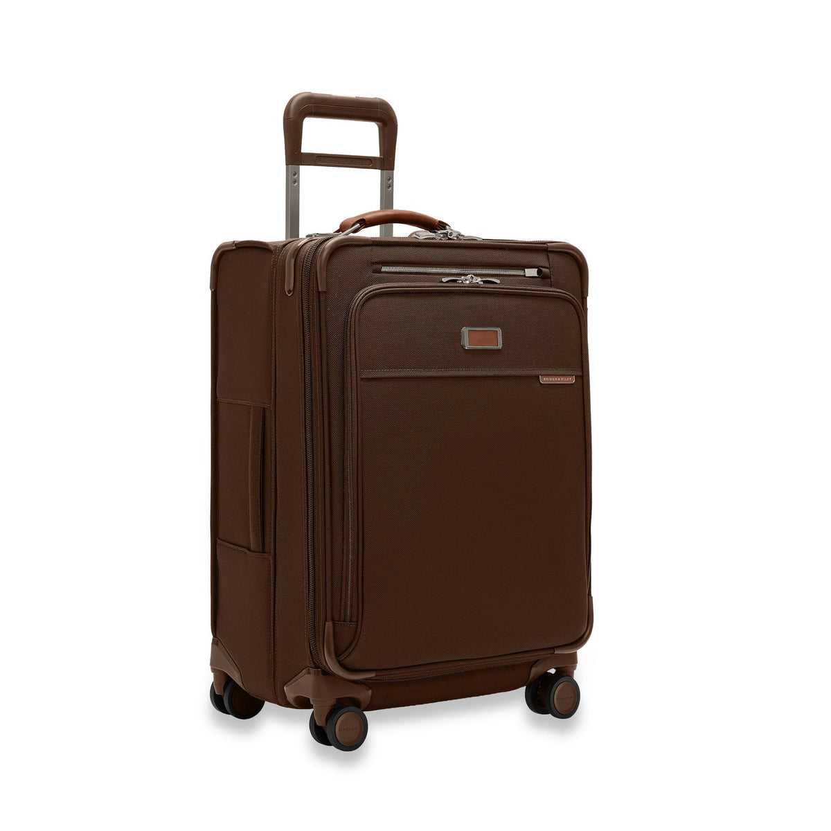 Briggs & Riley Baseline Compact 24" Checked Expandable Spinner - Chocolate