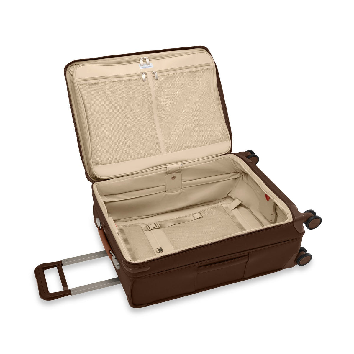 Briggs & Riley Baseline Compact 24" Checked Expandable Spinner - Chocolate