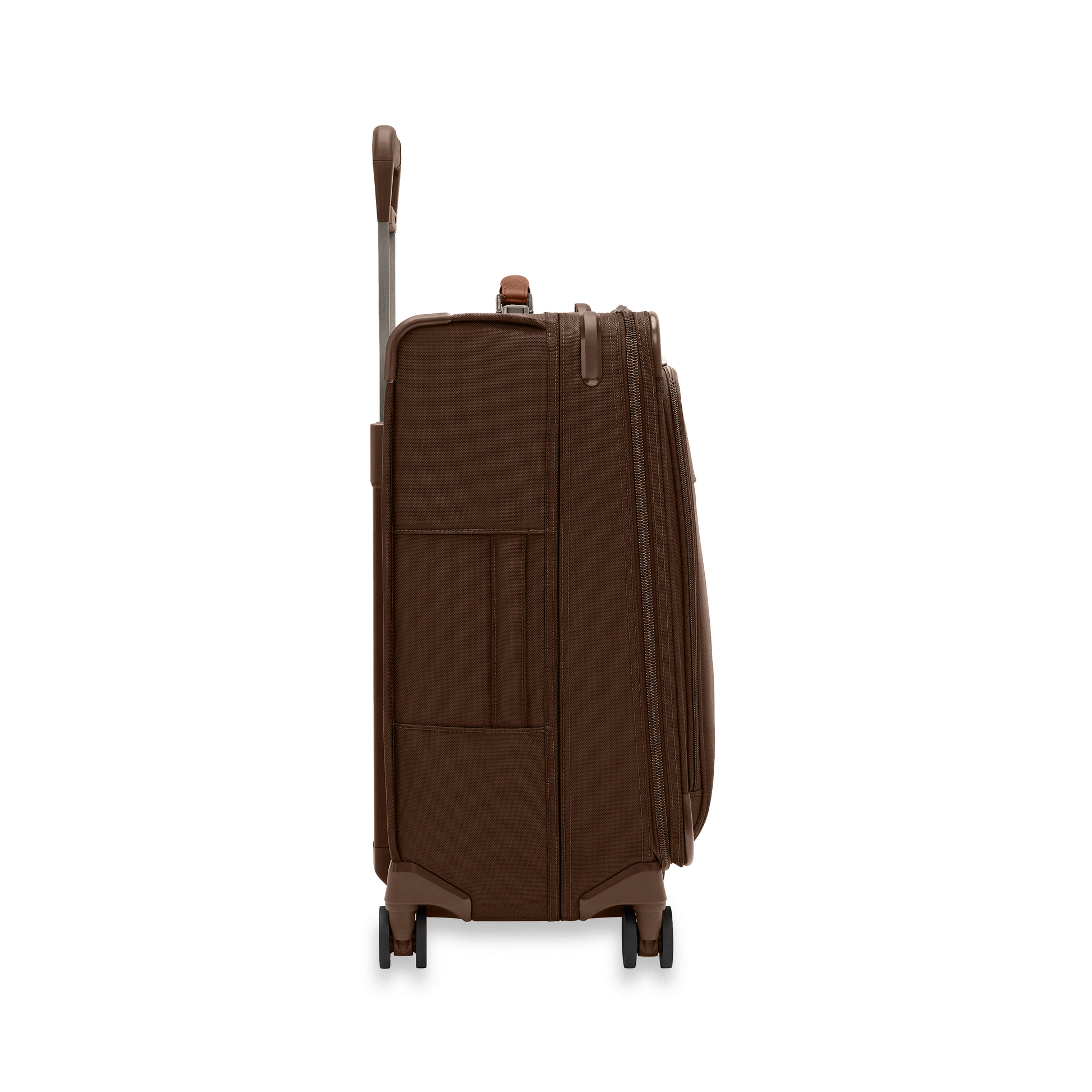 Briggs & Riley Baseline Compact 24" Checked Expandable Spinner - Chocolate