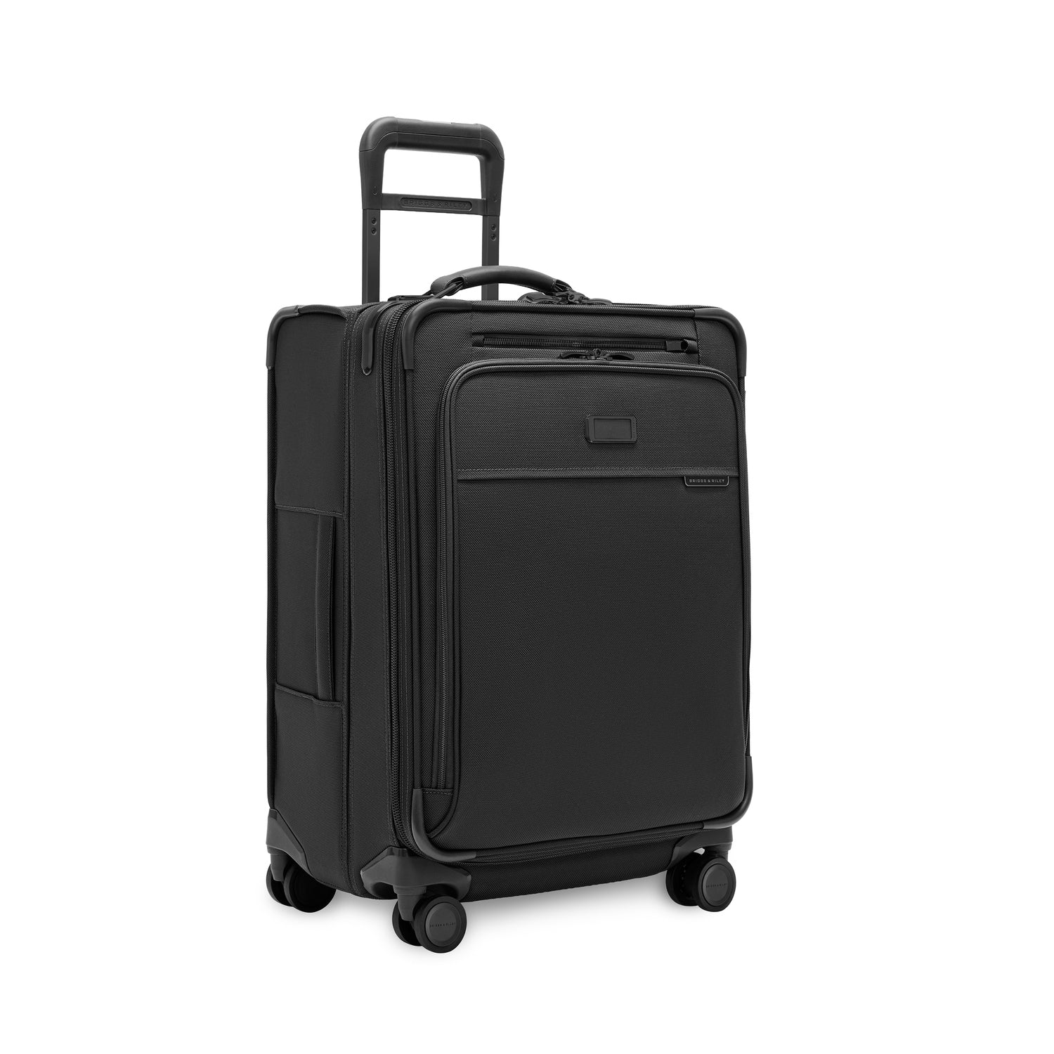 Briggs & Riley Baseline Compact 24" Checked Expandable Spinner - Black