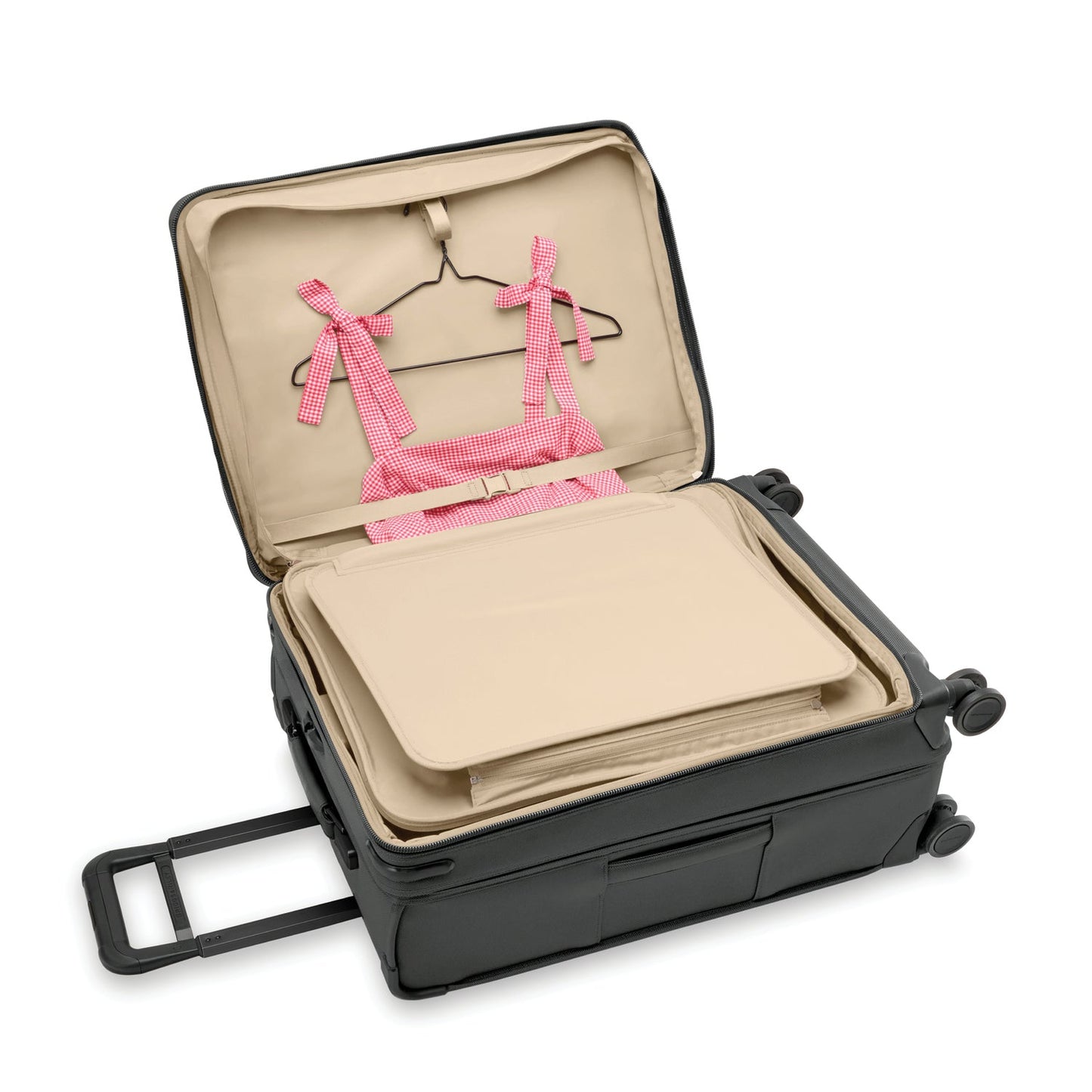 Briggs & Riley Baseline Compact 24" Checked Expandable Spinner - Black