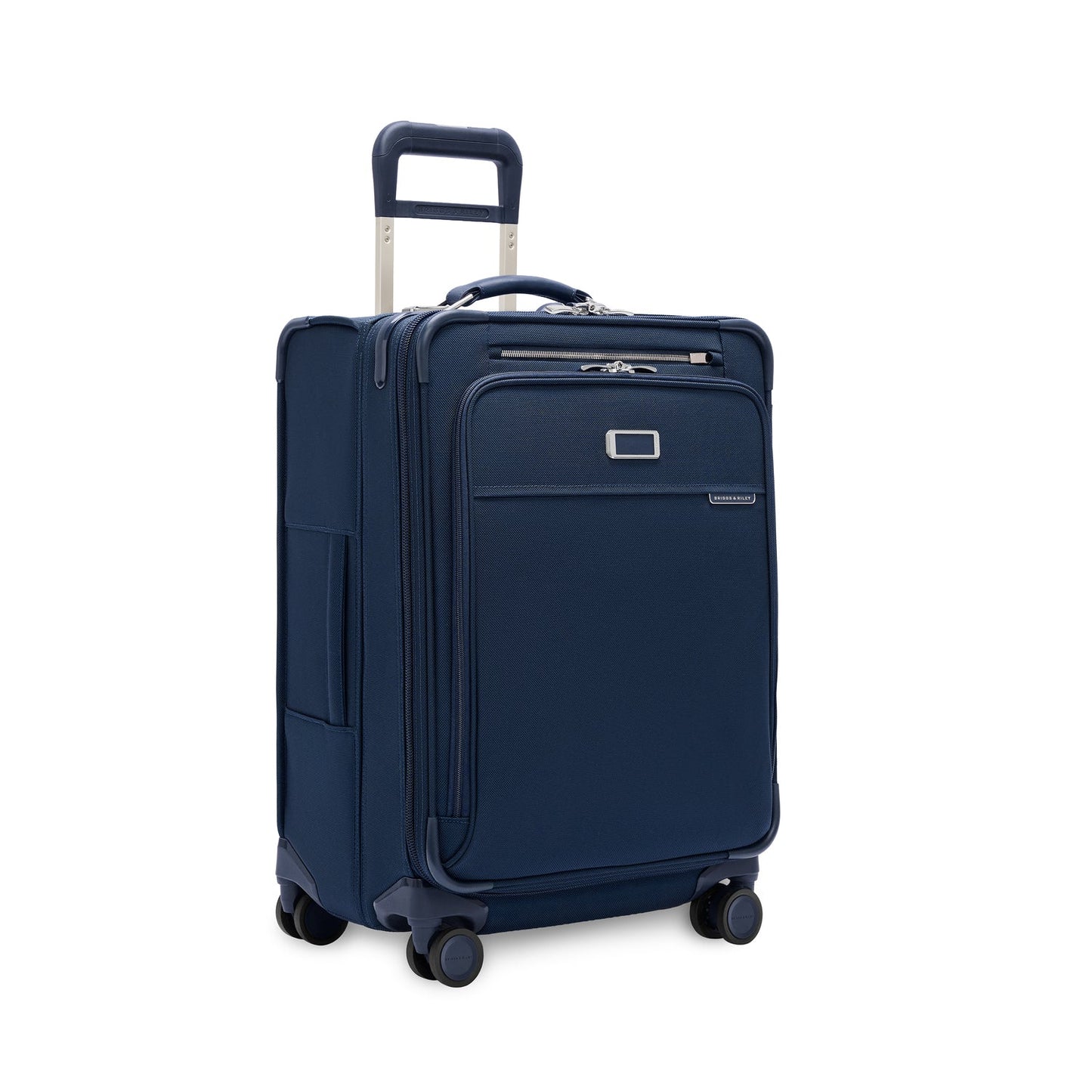 Briggs & Riley Baseline Compact 24" Checked Expandable Spinner - Navy