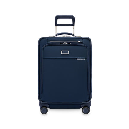Briggs & Riley Baseline Compact 24" Checked Expandable Spinner - Navy