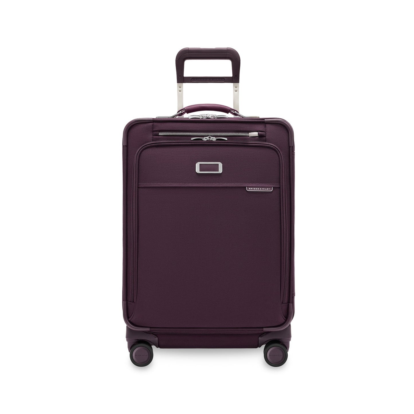 Briggs & Riley Baseline Compact 24" Checked Expandable Spinner - Plum