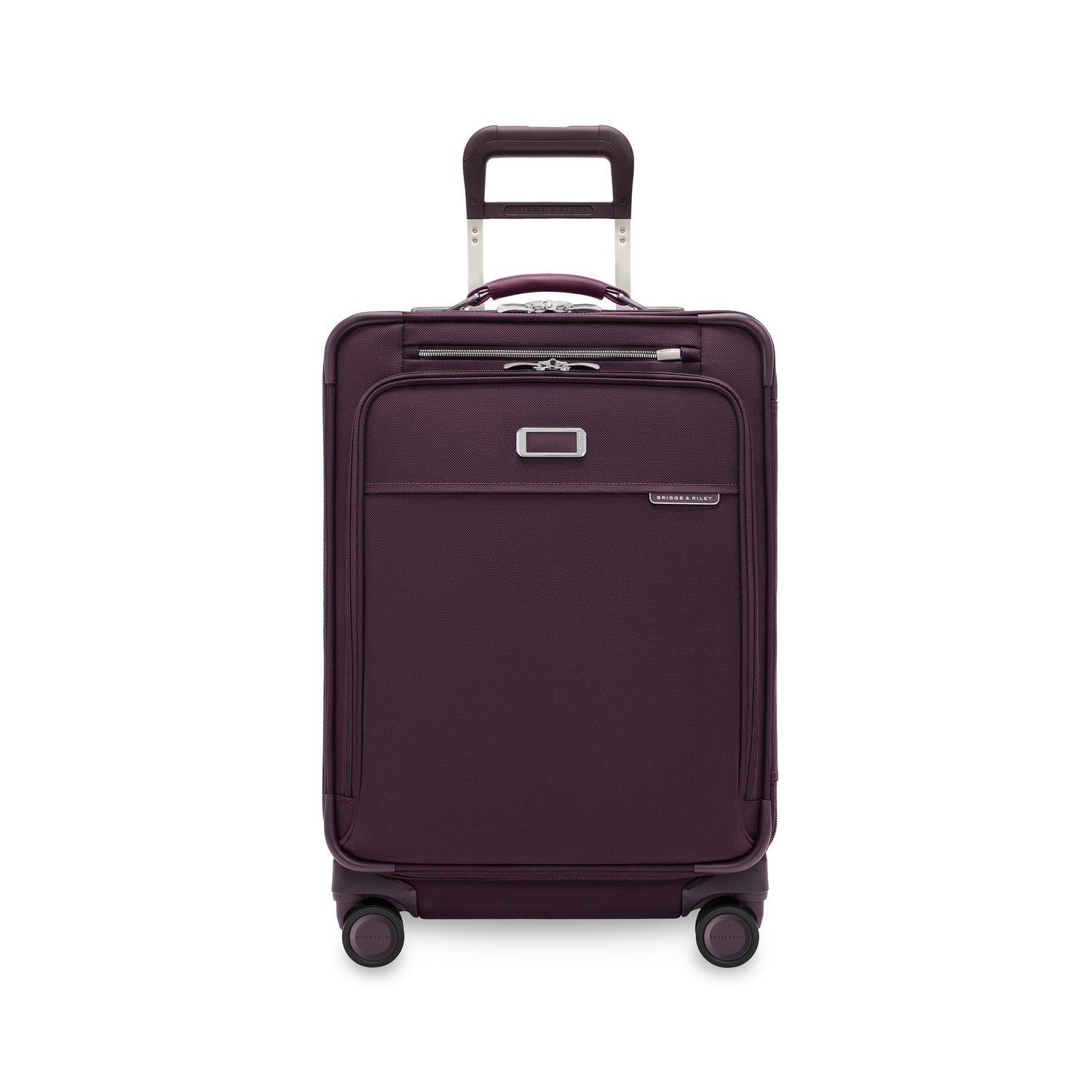 Briggs & Riley Baseline Compact 24" Checked Expandable Spinner - Plum
