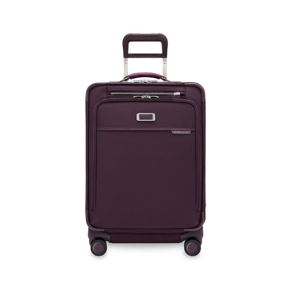 Briggs & Riley Baseline Compact 24" Checked Expandable Spinner - Plum