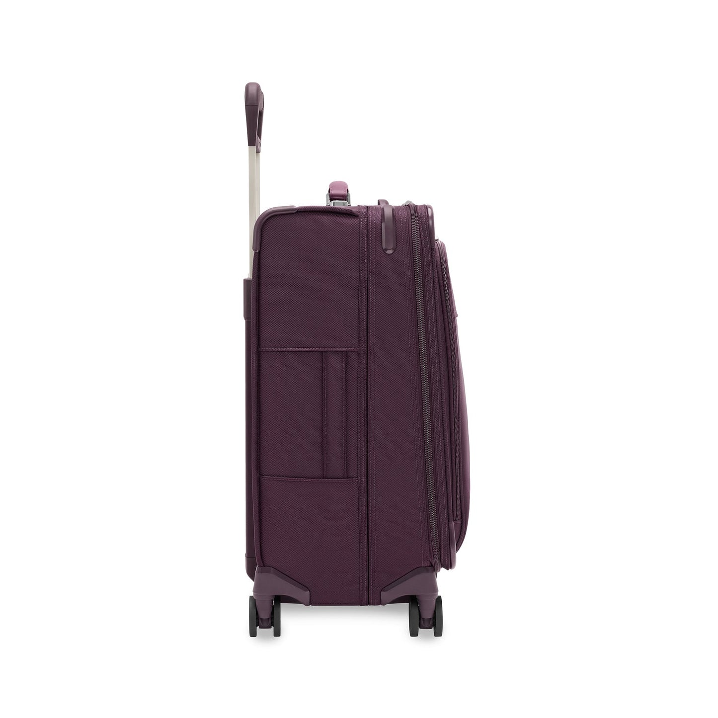 Briggs & Riley Baseline Compact 24" Checked Expandable Spinner - Plum