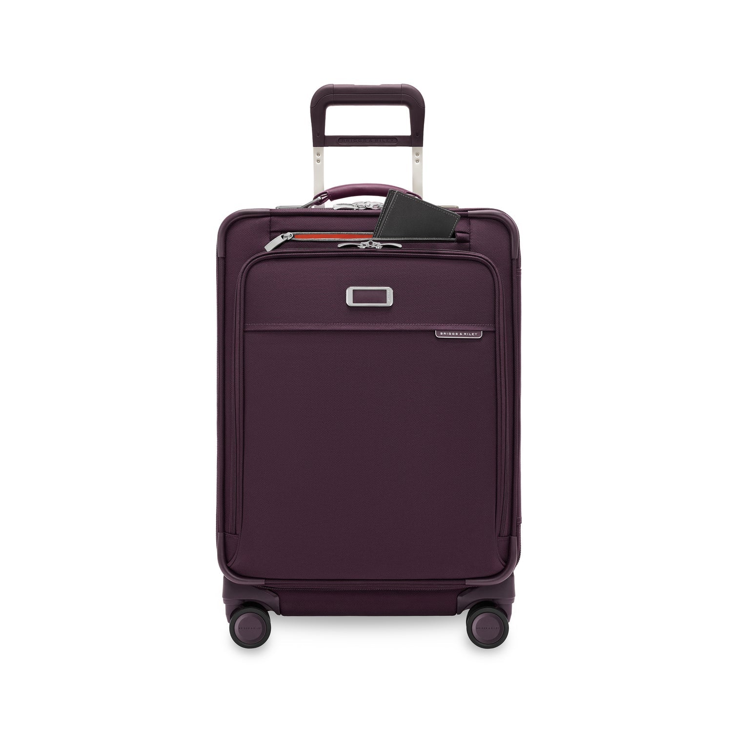 Briggs & Riley Baseline Compact 24" Checked Expandable Spinner - Plum