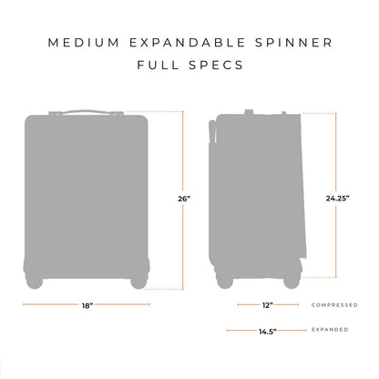 Briggs & Riley Baseline Medium Expandable Spinner - Black