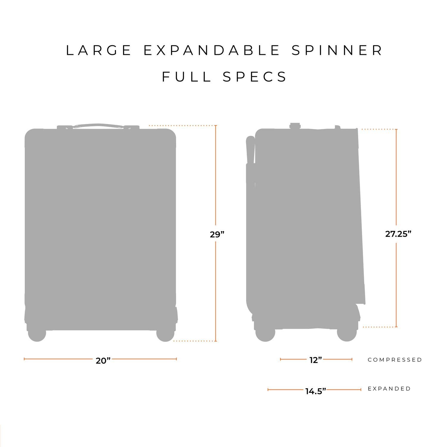Briggs & Riley Baseline Large Expandable Spinner - Black