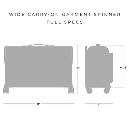 Briggs & Riley Baseline 21" Carry-On Wheeled Garment Spinner - Black