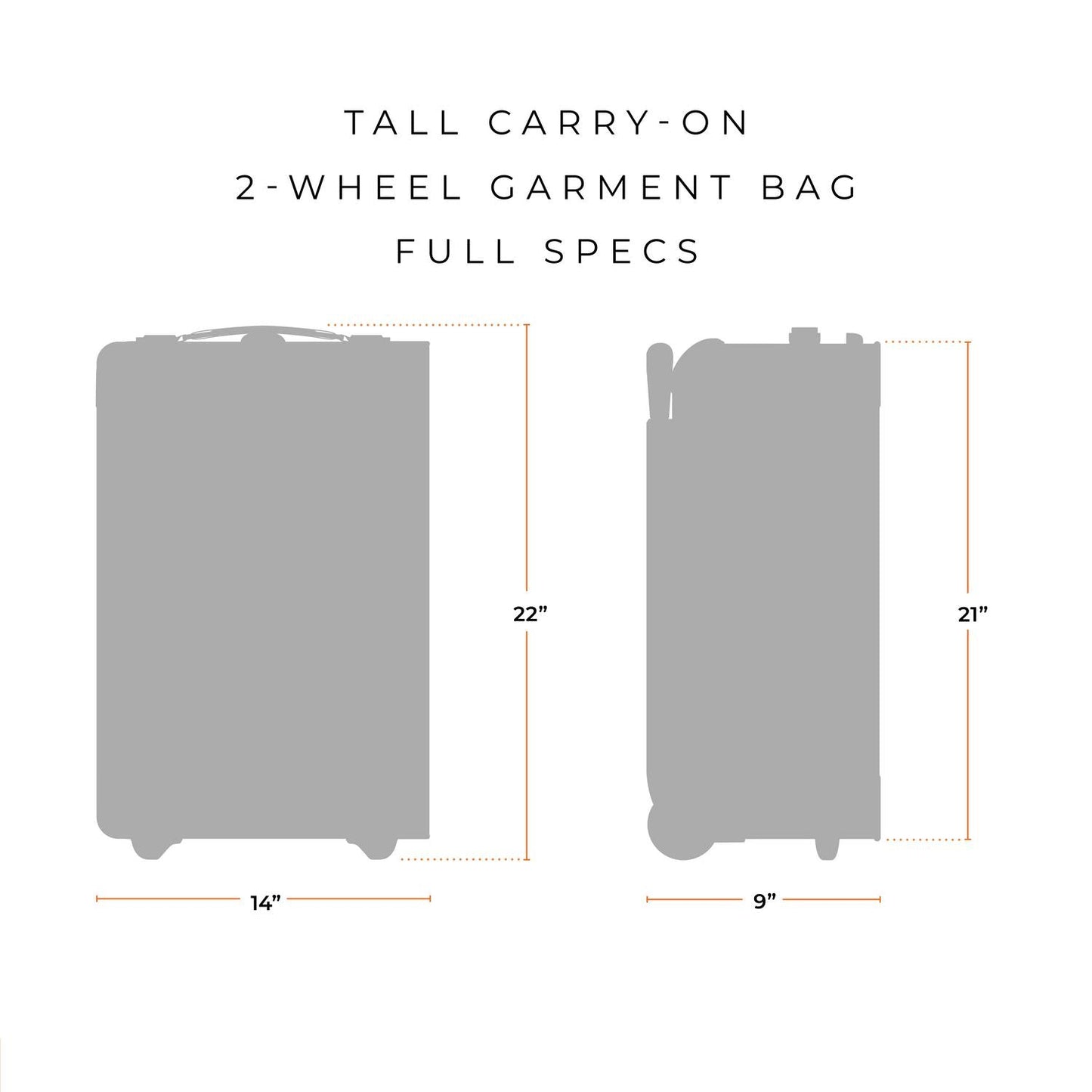 Briggs & Riley Baseline 22" Carry-on 2-Wheel Garment Bag - Black